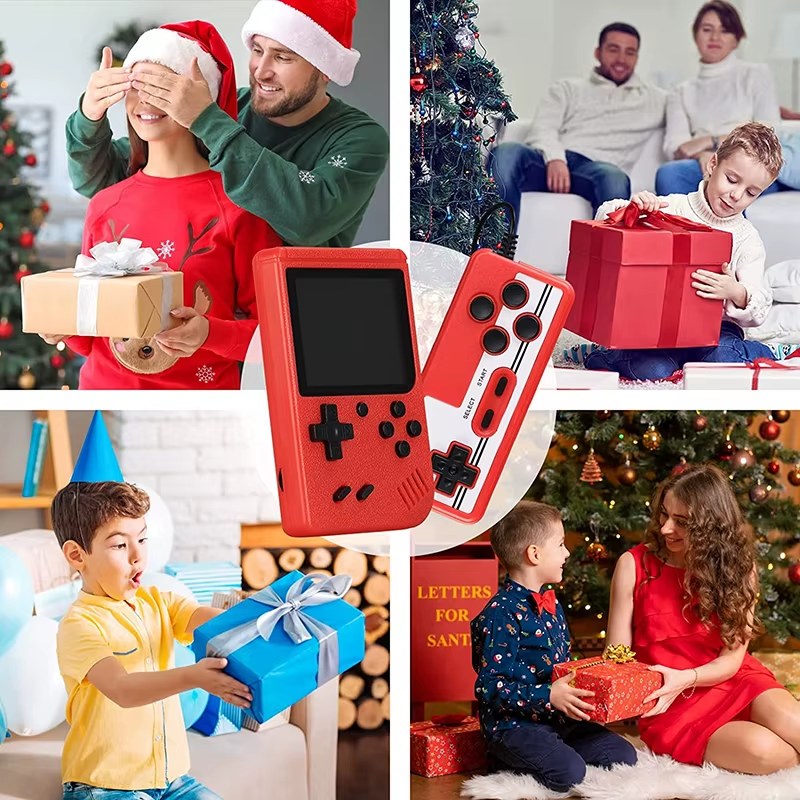 Console Retrò Portatile – 500 Classici + Kit 2 Giocatori con Uscita TV